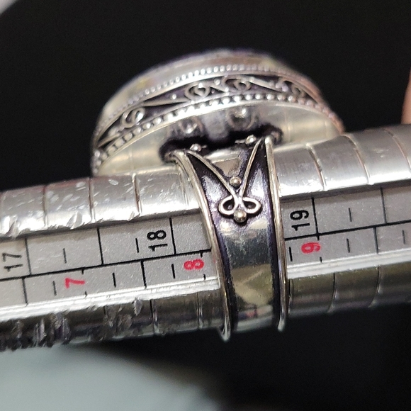 Sterling Silver Charoite Ring - Picture 6 of 7